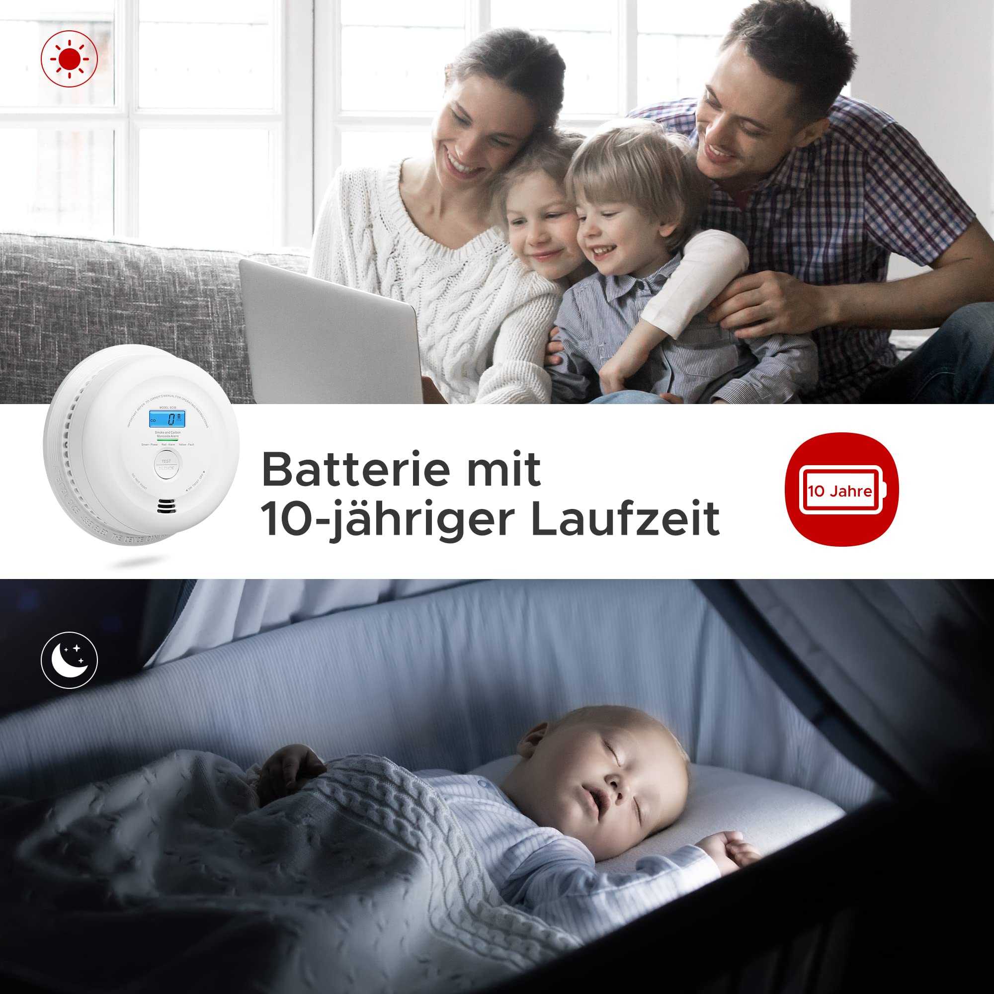 X-Sense SC08 Kombinierter Rauch- und Kohlenmonoxidmelder - Ultimativer Schutz für Ihr Zuhause Mesch Shop X-Sense SC08 Kombinierter Rauch- und Kohlenmonoxidmelder - Ultimativer Schutz für Ihr Zuhause Mesch Shop